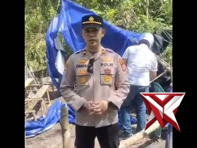 Pembongkaran terhadap pondok narkoba yg berada di perkebunan warga Desa Terusan Menang Kec. SP Padan