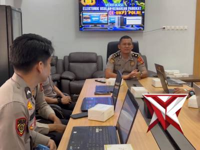 Biro SDM Polda Sumsel melaksanakan Verifikasi Usulan Kenaikan Pangkat Personel Polri Periode 1 Juli