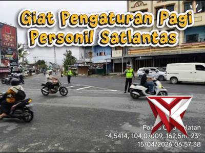 PENGATURAN PAGI SATLANTAS