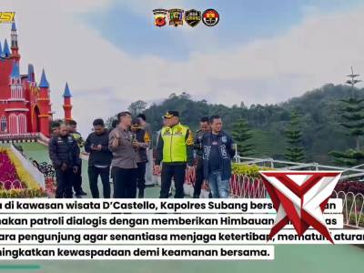 Patroli Mobile Monitoring Jalur Wisata terus dilaksanakan oleh Polres Subang