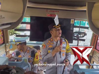 Polres Cianjur menggelar kegiatan Pelepasan Mudik Gratis dalam rangka Operasi Ketupat Lodaya 2026