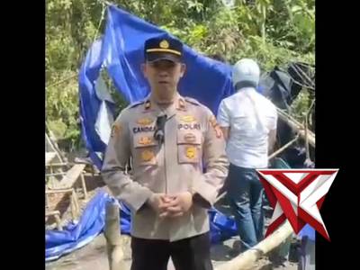 Pembongkaran terhadap pondok narkoba yg berada di perkebunan warga Desa Terusan Menang Kec. SP Padan