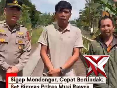 Kapolda Sumsel IJP DR. Sandi Nugroho-Kapolres Musi Rawas-Sat Binmas Sambang dan serap aspirasi warga