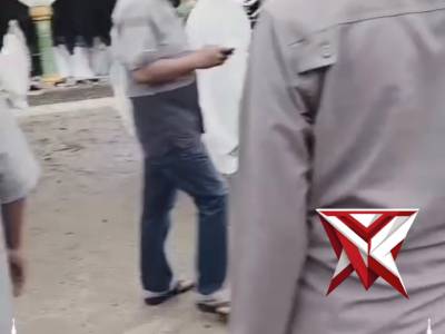 Polsek BTS ULU Polres Musi Rawas melaksanakan pengamanan sholat ied