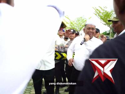 Pelatihan Simulasi Sispam Kota dan Pencegahan Karhutla oleh Polres OKI