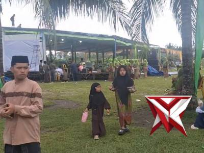 Polsek Gelumbang Pastikan Kelancaran Harlah Muslimat NU ke-80 di Desa Putak.

Sebagai bentuk pelayan
