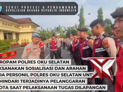 Sosiasisasi dan Pembinaan personil mengenai Etika Kepolisian Republik Indonesia - PoliceTube