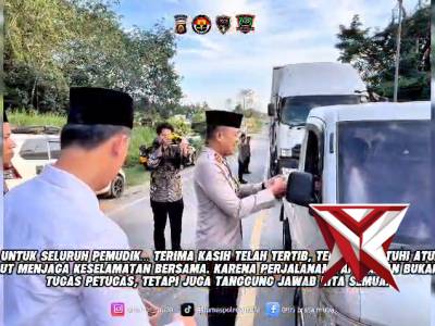 APRESIASI KEPADA SELURUH PERSONIL POLRES MUBA YANG TELAH MELAKSANAKAN GATUR LALIN SELAMA ARUS MUDIK