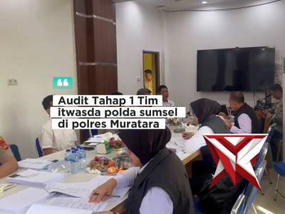 Giat audit tahap 1 Itwasda Polda Sumsel di Polres Muratara