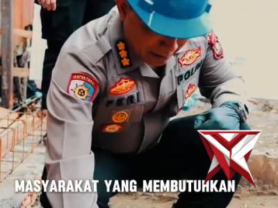 Kapolda Sumsel Irjen Pol. Dr. Sandi Nugroho, S.I.K., S.H., M.Hum. membawa kebahagiaan bagi warga den