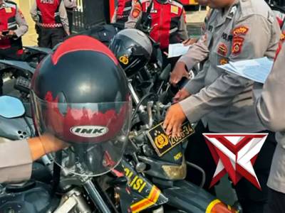 CEK KENDARAAN BERMOTOR POLRES LAHAT