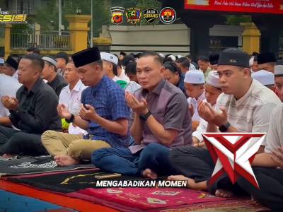 Shalat Idul Fitri 1447 H / 2026 M Keluarga Besar Polres Subang