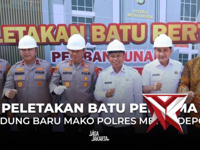 PELETAKAN BATU PERTAMA GEDUNG BARU MAKO POLRES METRO DEPOK