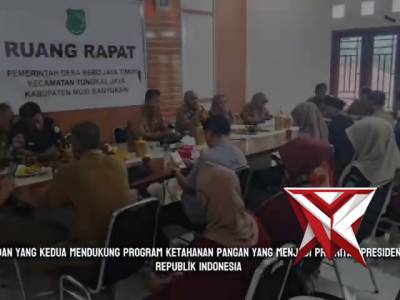 4. Rapat kordinasi Desa Bero Jaya Timur