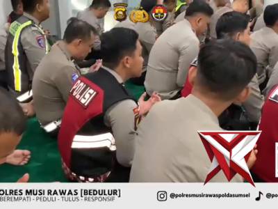 Selaraskan Program Kapolda Sumsel, Polres Musi Rawas Bentuk Personel Berakhlak Lewat Binrohtal - PoliceTube