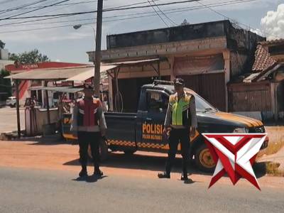 Personil Polsek Belitang I melaksanakan giat Patroli Dialogis