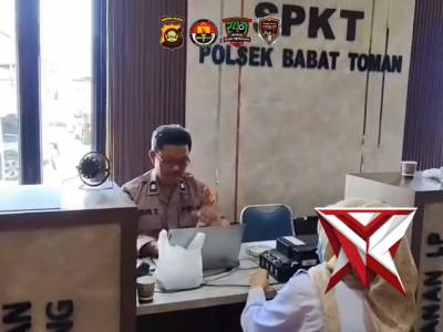 Kegiatan pelamanan spkt polsek babat toman IK3