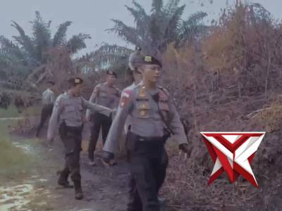 PATROLI PENCEGAHAN KARHUTLA AGT SAT SAMAPTA POLRES SANGGAU