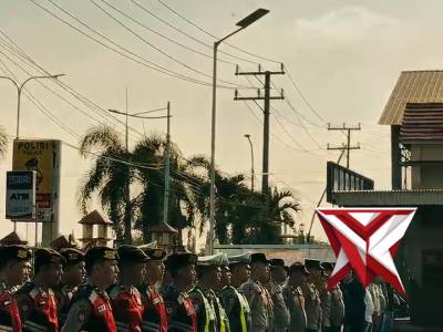 Apel Pagi Tingkatkan Disiplin dan Kesiapsiagaan Personel Polres Musi Rawas