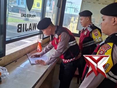 Cek kontrol Piket Jaga Mako Polres OKI