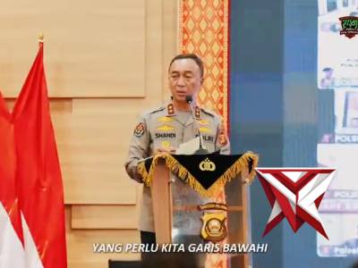 Kapolda Sumsel Irjen Pol. Dr. Sandi Nugroho, S.I.K., S.H., M.Hum. menegaskan perubahan