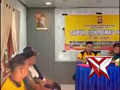7. Silaturahmi Sabuk Kamtibmas Polri Polsek Tungkal Jaya - PoliceTube