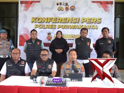 Gerak cepat Satreskrim Polres Purwakarta! Pelaku berhasil diringkus meski sempat kabur ke luar kota. - PoliceTube