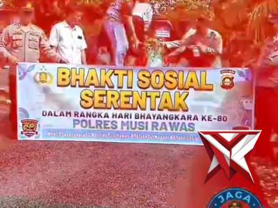 Bhakti Sosial Polsek Purwodadi Polres Musi Rawas Polda Sumsel - PoliceTube
