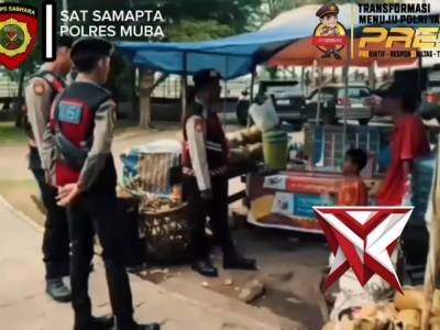 Patroli dan himbauaan sat samapta polres Muba