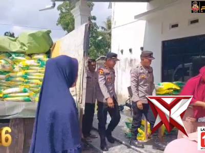 Giat Pangan Murah Polsek Plakat Tinggi Polres Musi Banyuasin