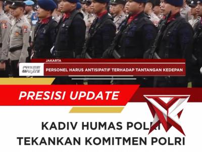 Kadiv Humas Polri tekankan Polri hadapi dinamika publik pada saat upacara Hari Kesadaran Nasional