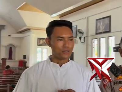 Cek Kesiapan Jumat Agung, Kapolres Mura Sambangi Gereja Santa Maria G1 Mataram