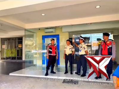 Patroli Presisi yang dilaksanakan  Sat Samapta Polres Lahat