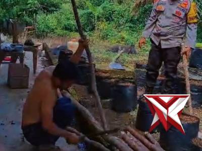 Polsek Lengkiti dalam mendukung program ketahanan pangan nasional yang di sampaikan oleh bapak RI 1