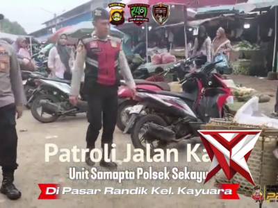 Patroli Jalan Kaki Unit Samapta Polsek Sekayu? - PoliceTube