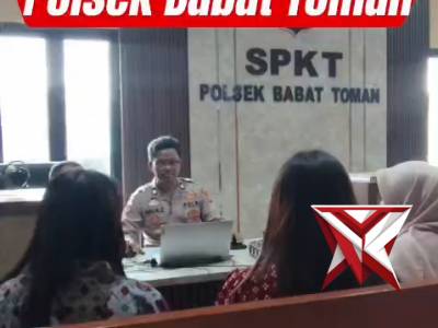 Pelayanan SPKT polsek Babat toman
