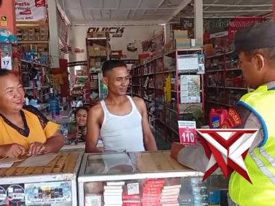 Polsek belitang 2 sosialisasi call center 110