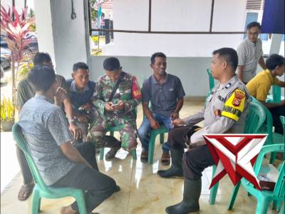 Giat sambang desa anggota Polsek Pedamaran timur