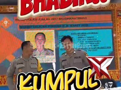 Pak bhabin kumpul di Polres Musi rawas