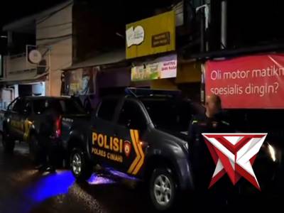 Personel Patroli Perintis Presisi Polres Cimahi dipimpin oleh KBO Samapta - IPDA CECEP UMAR MANSYUR,