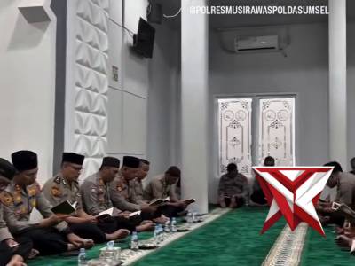 Polres Musi Rawas terus berkomitmen membentuk karakter dan meningkatkan keimanan personel