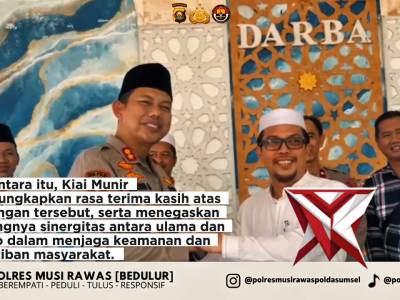Kunjungan dan silaturahmi ponpes darul barokah