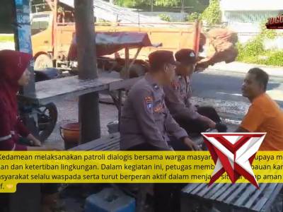 Polsek Kedamean Hadir di Tengah Masyarakat, Wujudkan Lingkungan Aman dan Kondusif ?? - PoliceTube