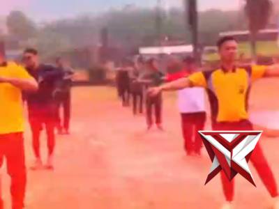 OLAHRAGA BERSAMA FORKOMPIMCAM TUNGKAL JAYA. - PoliceTube