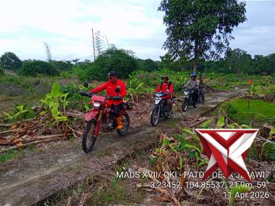 Anggota Polri,TNI, Manggala Agni dan MPA Kec.Jejawi melaksanakan giat patroli Mitigasi Karhutla - PoliceTube