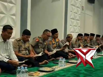 Polres musir rawas melaksanakan yasinan