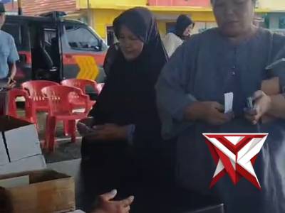Gerakan pangan murah Polres Musi Banyuasin. Polri untuk masyarakat ??????