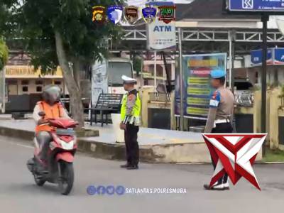 Giat sat lantas polres muba,02 - PoliceTube