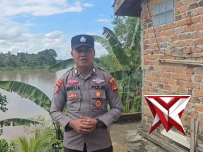 *GIAT MONITORING DEBIT AIR DI AREA PEMUKIMAN YANG BERADA DI BANTARAN SUNGAI KOMERING - PoliceTube