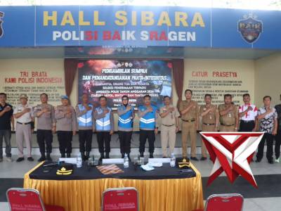 Polres Sragen Gelar Pakta Integritas Rekrutmen Polri 2026, Kapolres Soroti Kualitas Calon Anggota